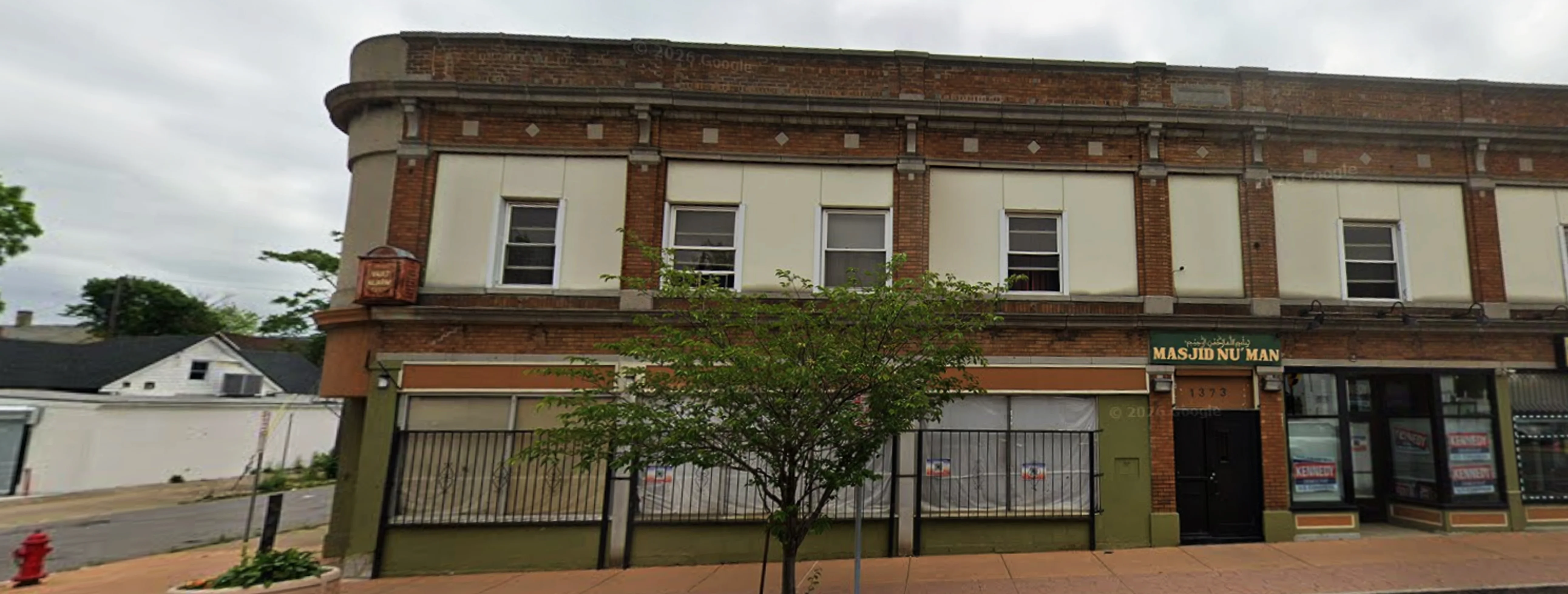 Exterior view of Nu’man Mosque Buffalo building